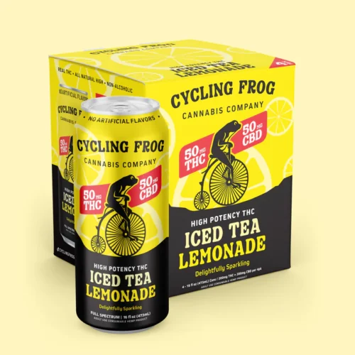 Cycling Frog 50mg THC & 50mg CBD/ Iced Tea Lemonade