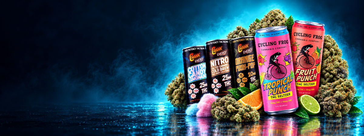 Drinks collection hero background at Pure Shaka