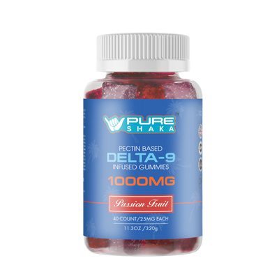 Delta-9 THC Gummies – 1000mg Total