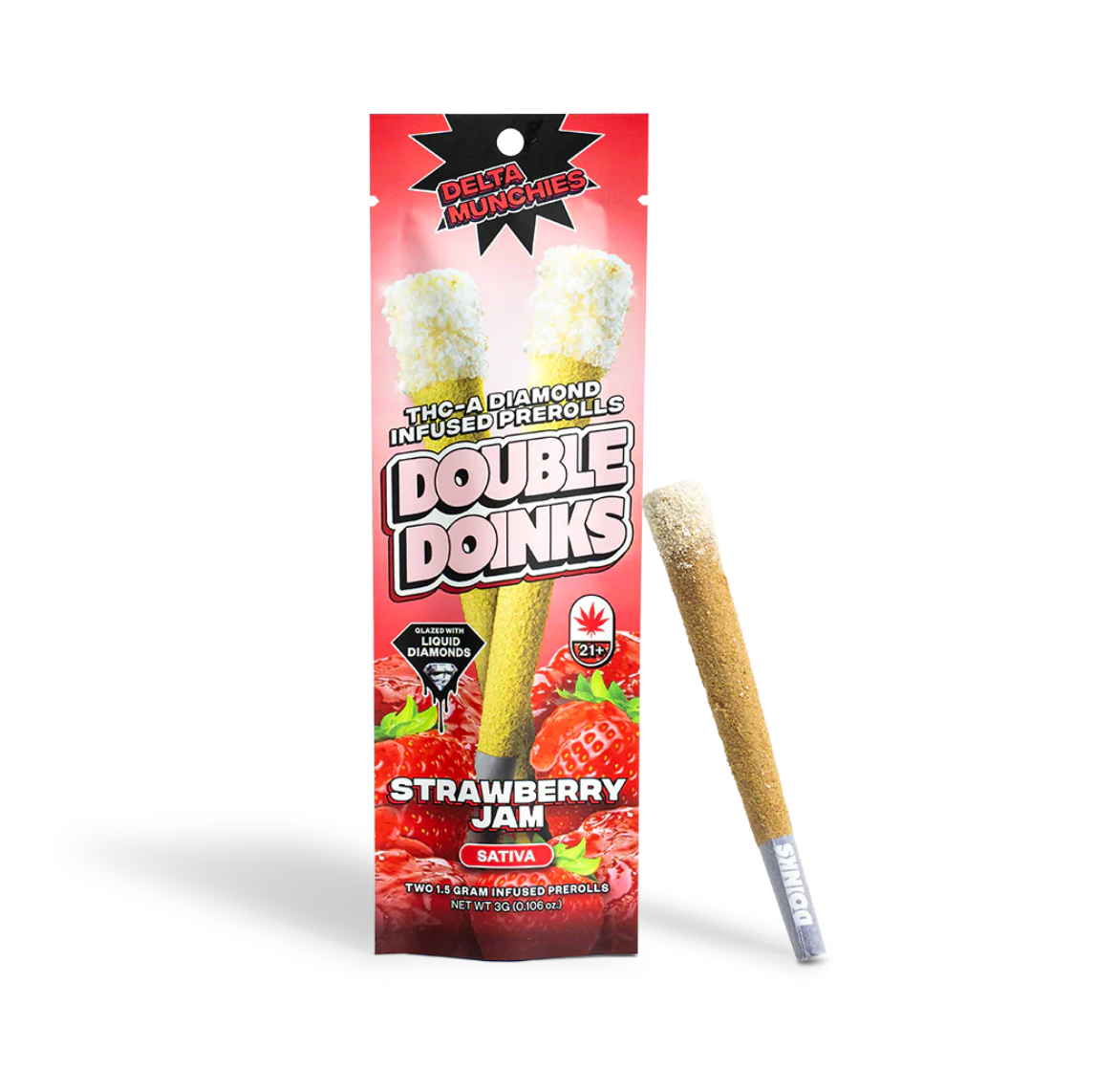 Munchies Double Doinks Diamond Infused Pre-rolls