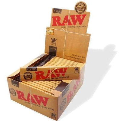 RAW Authentic Rolling Papers King Size Slim Classic
