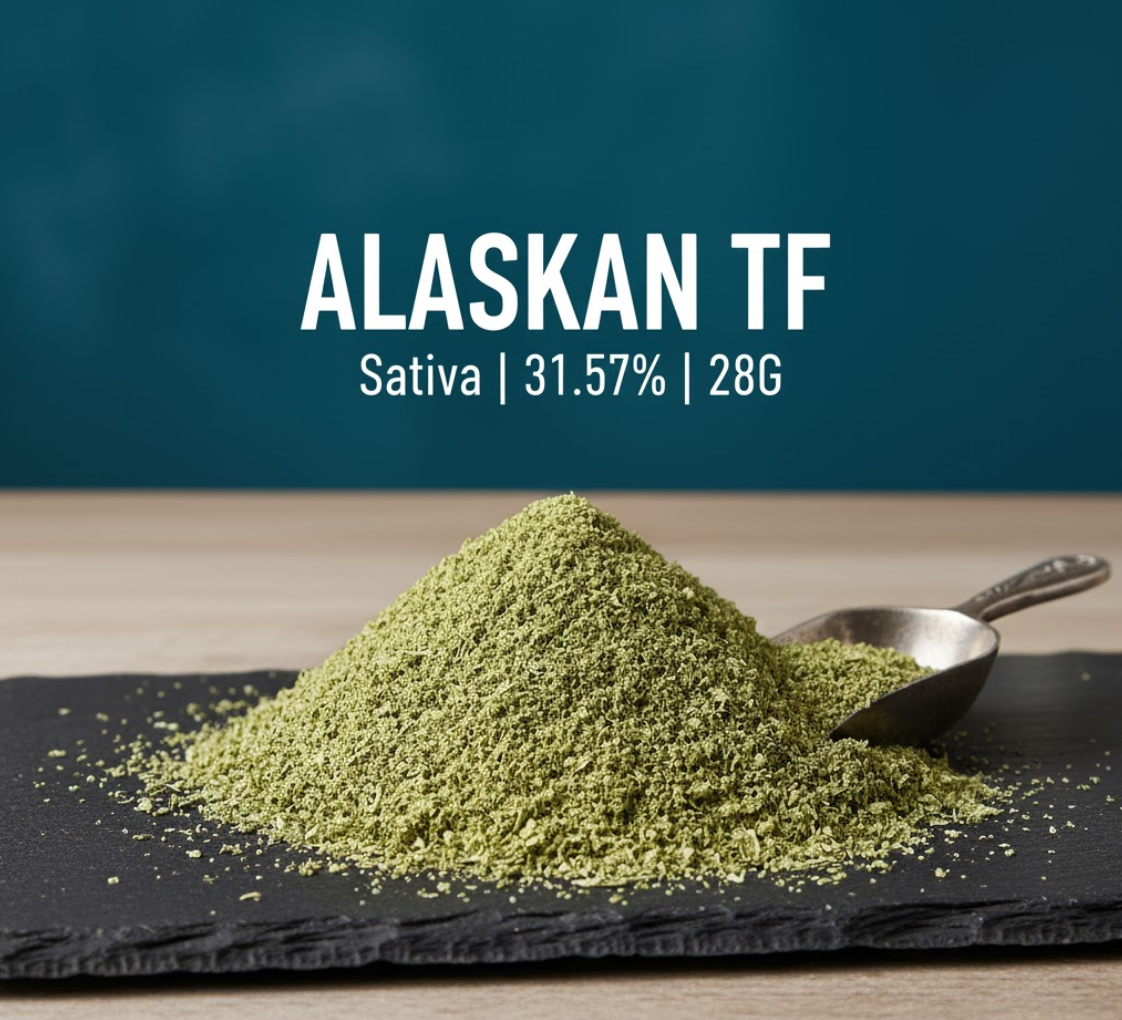 Alaskan TF | Shake | Sativa | 31.57% | 28G