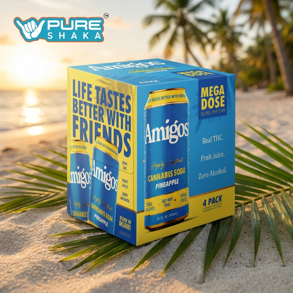 Amigos 50mg THC Beverage/ Pineapple