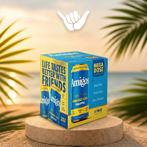 Amigos Pineapple THC Soda | 50mg