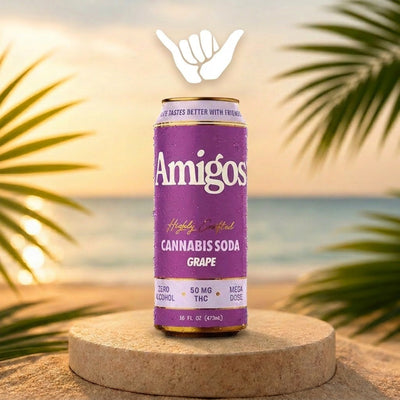 Amigos Grape THC Soda | 50mg
