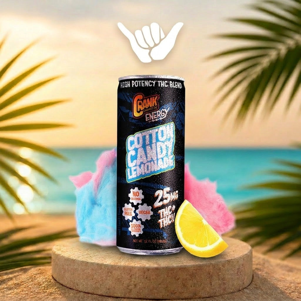 Crank Cotton Candy Lemonade THC Drink | 25mg
