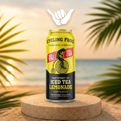 Cycling Frog Iced Tea Lemonade | 50mg THC + 50mg CBD