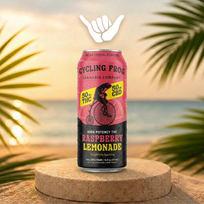 Cycling Frog Raspberry Lemonade | 50mg THC + 50mg CBD