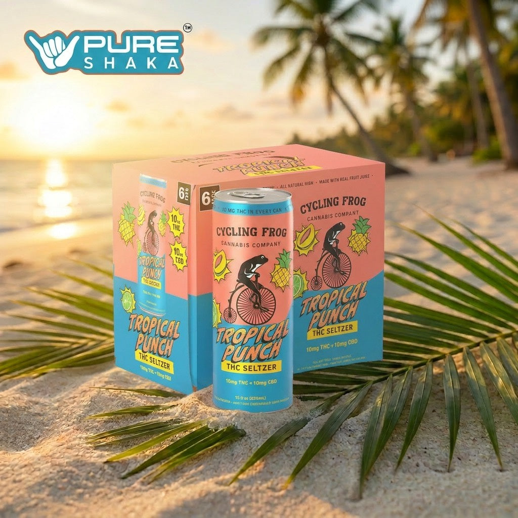 Cycling Frog Tropical Punch 10mg THC & 10mg CBD Seltzer