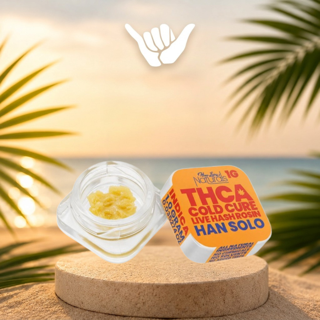 Hemp Living THCA Cold Cure Live Hash Rosin - Pure Shaka Wellness