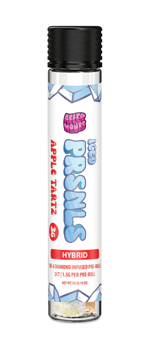 ICED PRSNLS CED Pre-Rolls 3G Apple Tartz package - Pre-Rolls