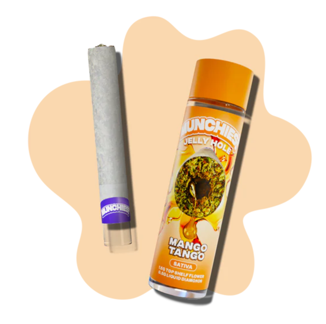 Munchies 2G Jelly Hole Pre-Roll package - Pre-Rolls
