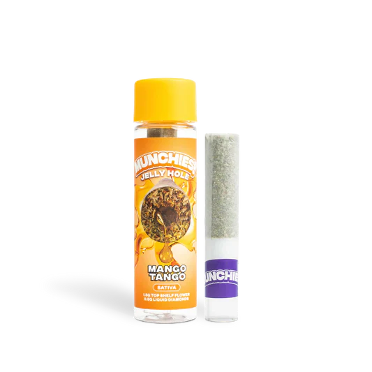 Munchies 2G Jelly Hole Pre-Roll Mango Tango package - Pre-Rolls