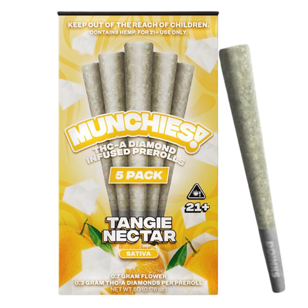 Munchies 5-Pack Pre-Rolls Tangie Nectar package - Pre-Rolls