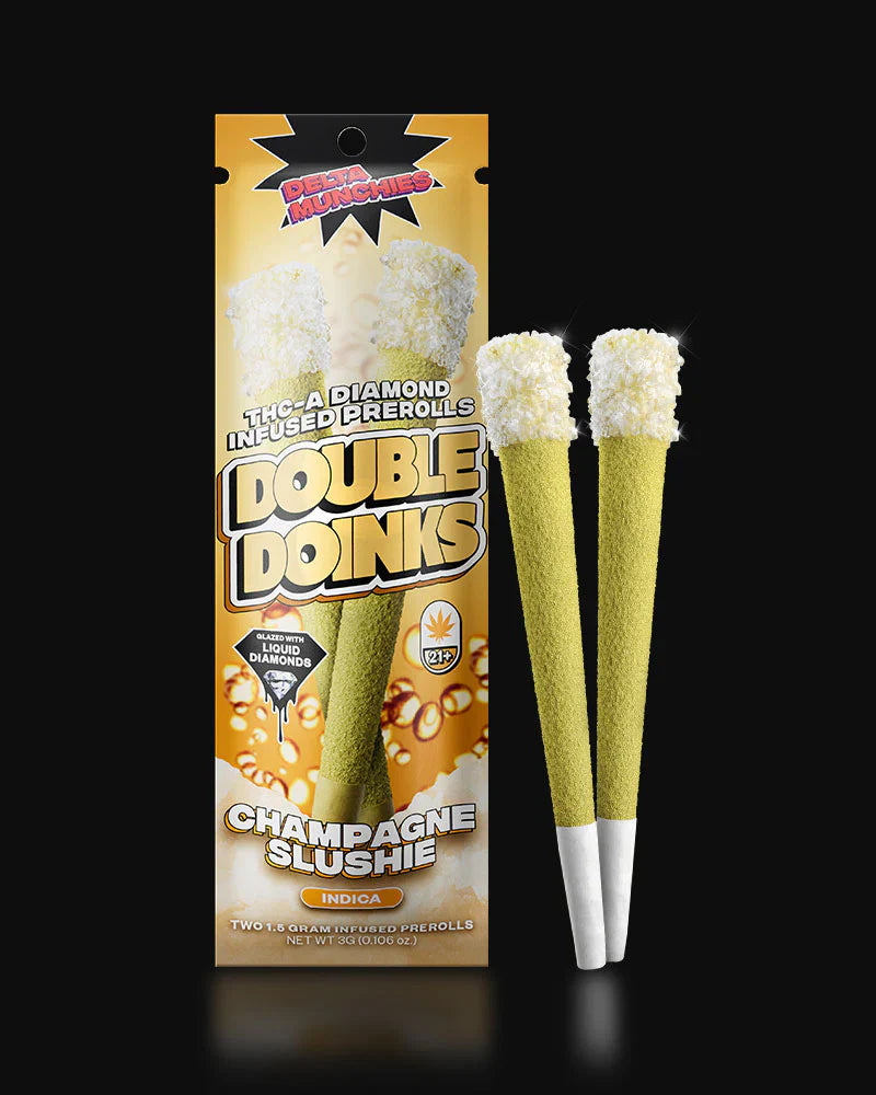 Munchies Double Doinks Diamond Infused Pre-Rolls Champagne Slushie package - Pre-Rolls