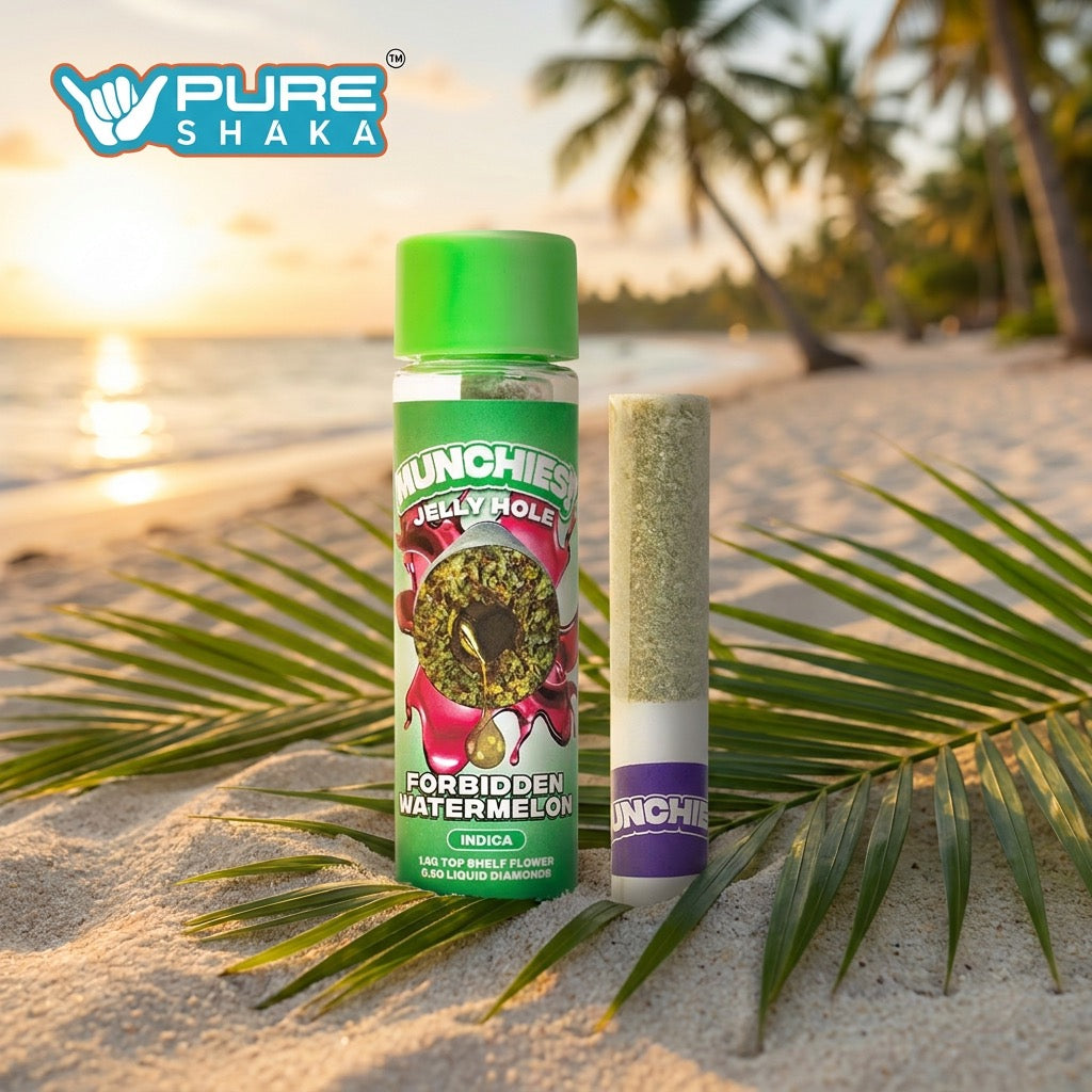 Munchies 2G Jelly Hole Pre-Roll Forbidden Watermelon package