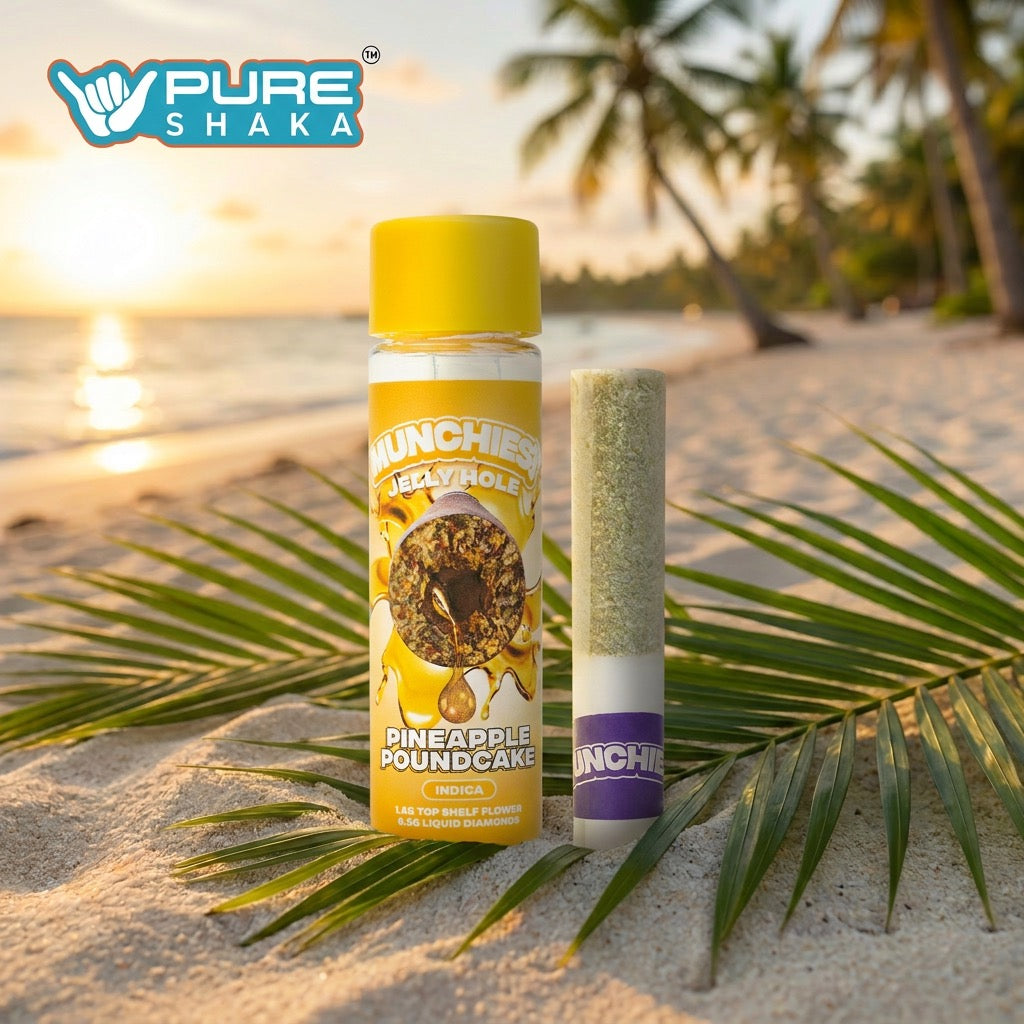 Munchies 2G Jelly Hole Pre-Roll Pineapple Poundcake package