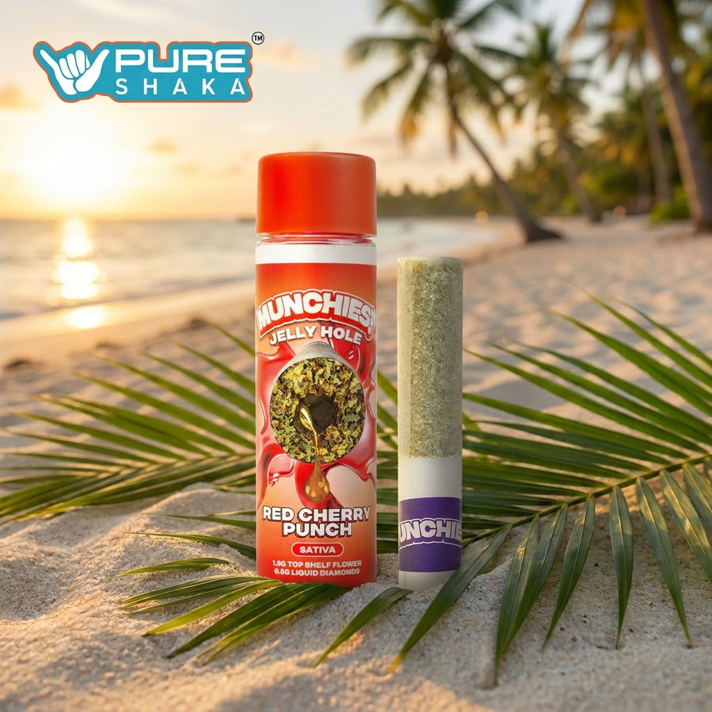 Munchies 2G Jelly Hole Pre-Roll Red Cherry Punch package