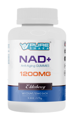 Pure Shaka NAD+ Wellness Gummies 1200mg Elderberry package