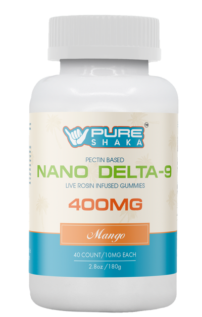 Nano Delta-9 THC Mango Gummies - 400mg Total