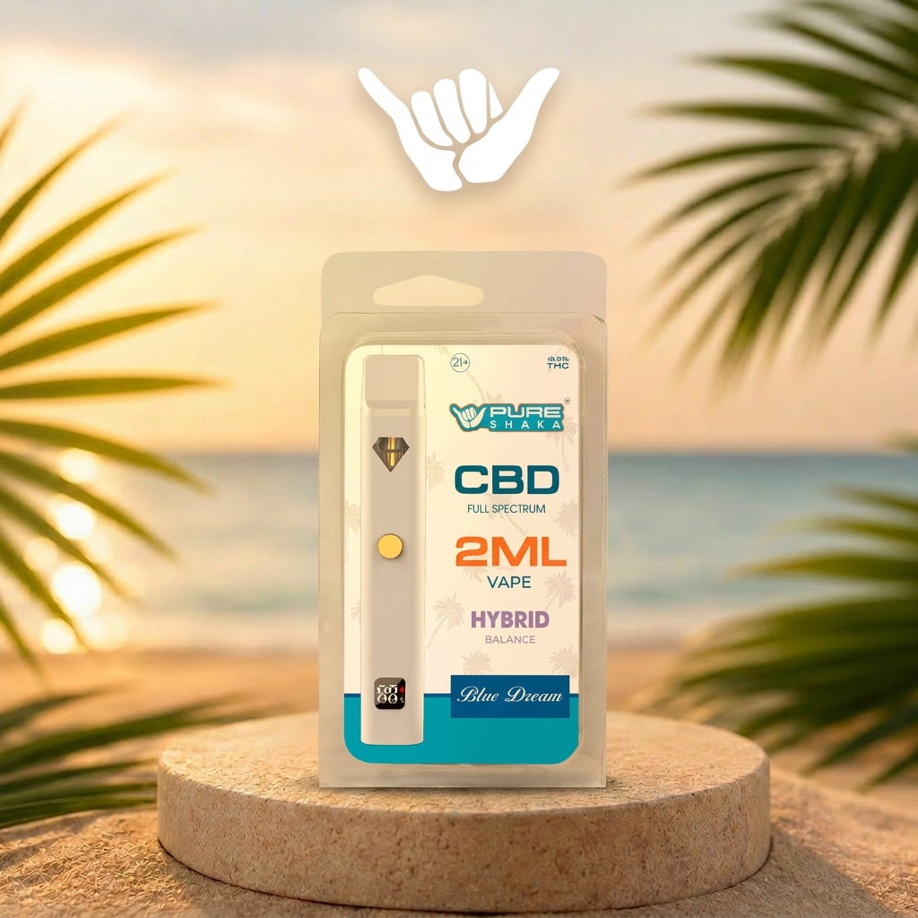 Pure Shaka Full-Spectrum CBD Disposable Vape | 2G