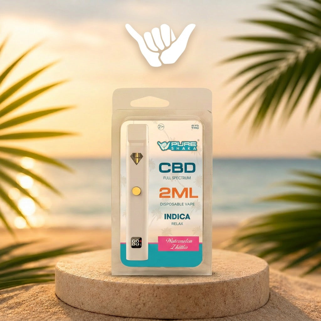Pure Shaka Full-Spectrum CBD Disposable Vape | 2G