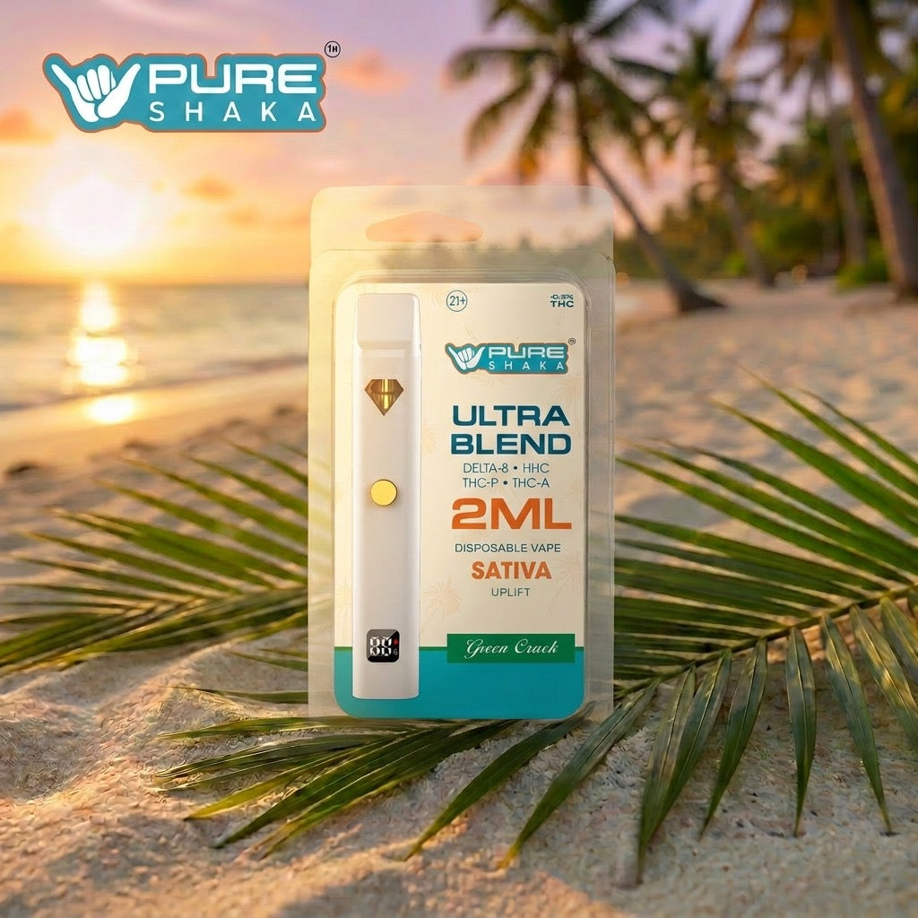 Pure Shaka Ultra Blend Disposable Vape – 2G