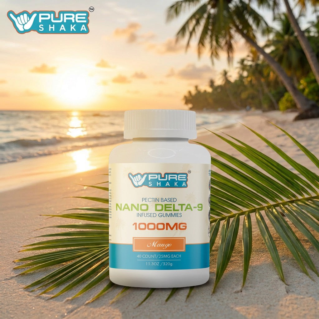 Nano Delta-9 THC Mango Gummies - 1000mg Total