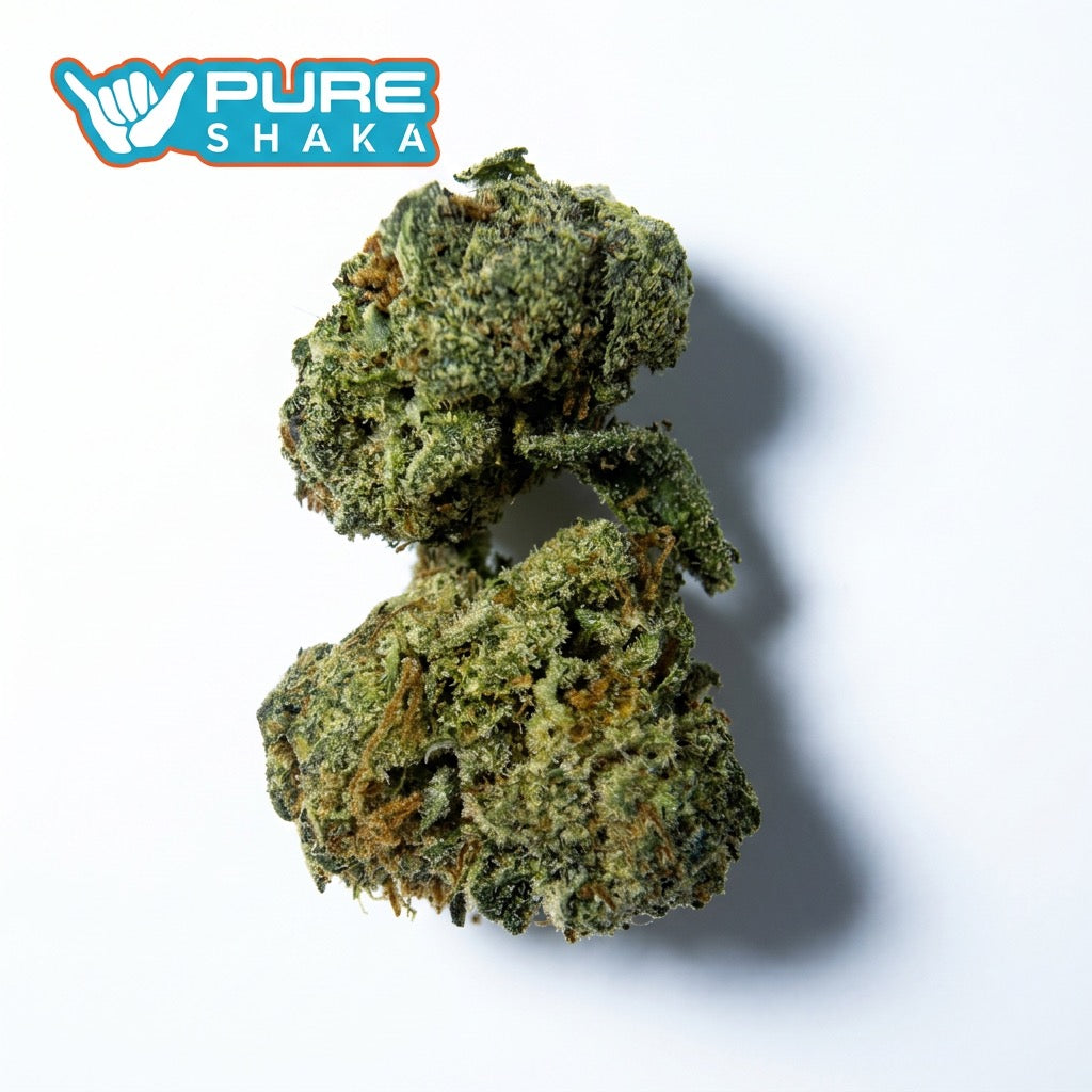 Pure Shaka Jet Fuel THCa Signature Sativa Flower 31.82% package