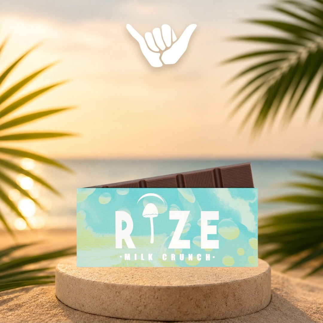 Rize Mushroom Chocolate Bars