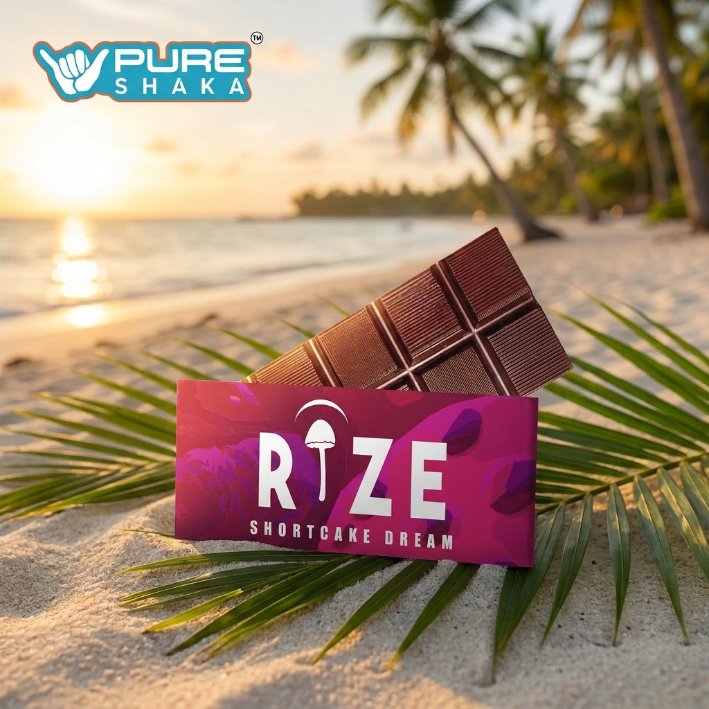 Rize Shortcake Dream 5g Mushroom Chocolate Bar package
