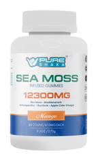 Pure Shaka Sea Moss Daily Mineral Gummies Mango package
