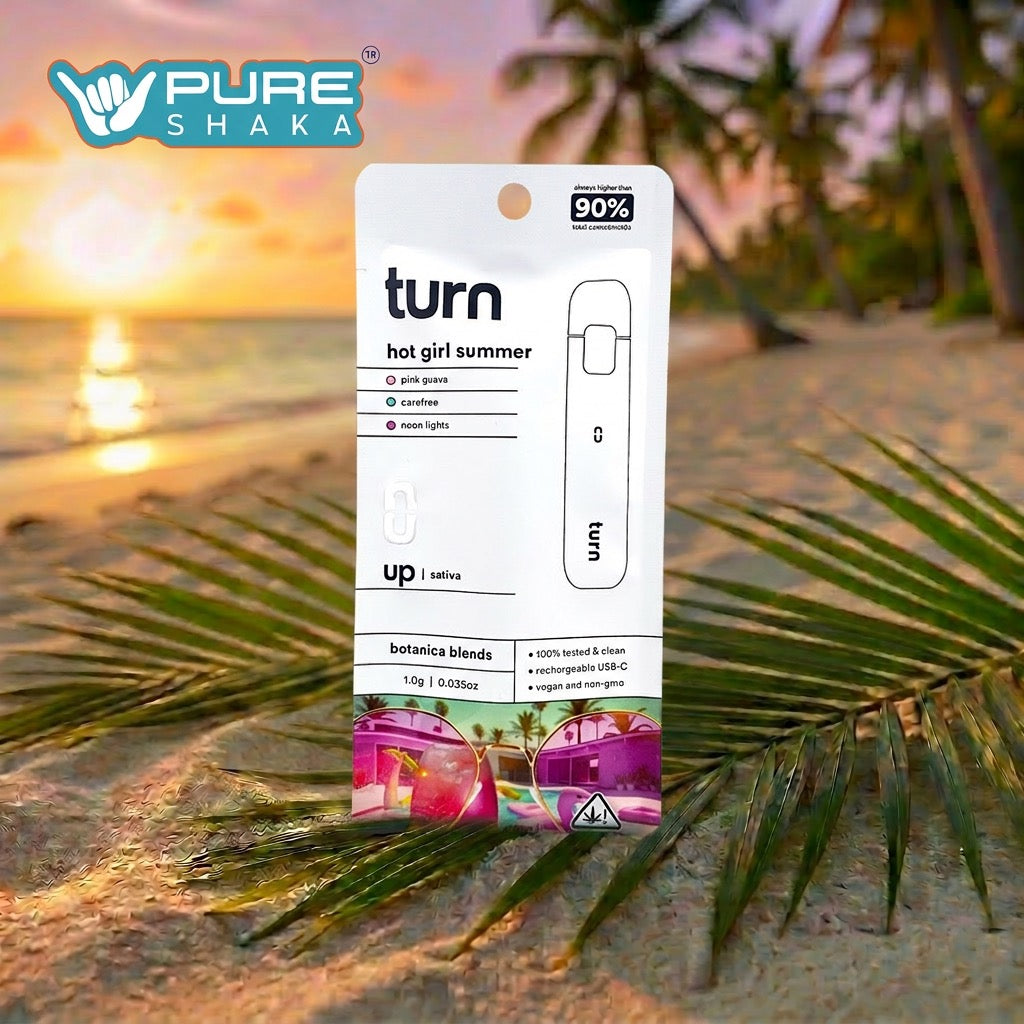 Turn 2G THCa Disposable Vape Hot Girl Summer sativa front package