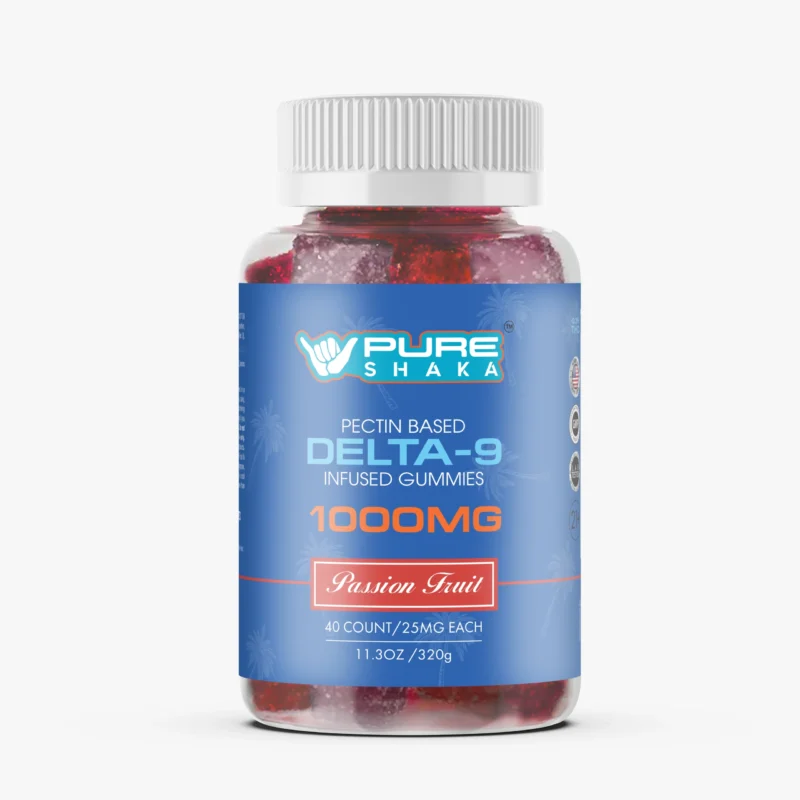 Delta-9 THC Gummies – 1000mg Total