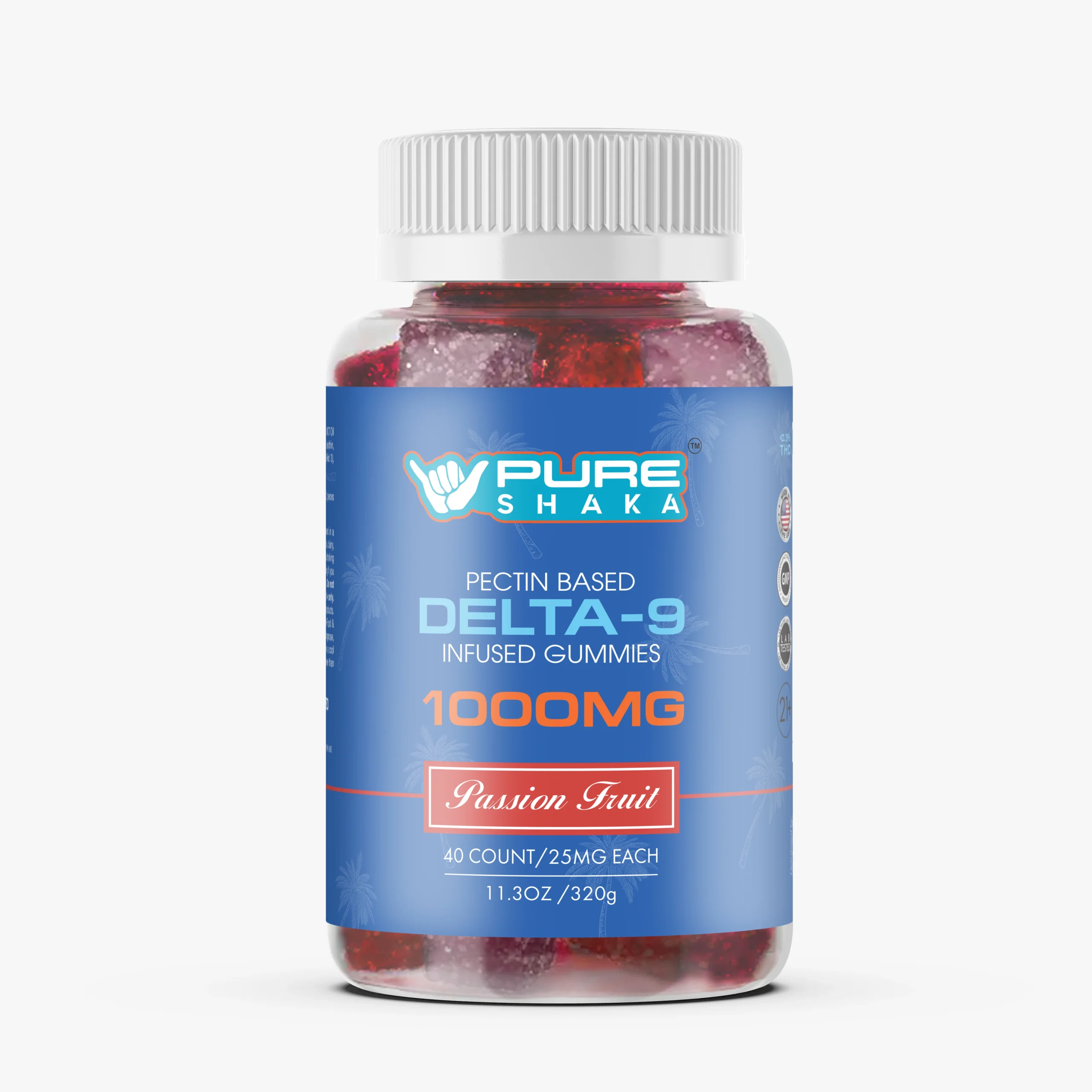 Delta-9 THC Gummies – 1000mg Total