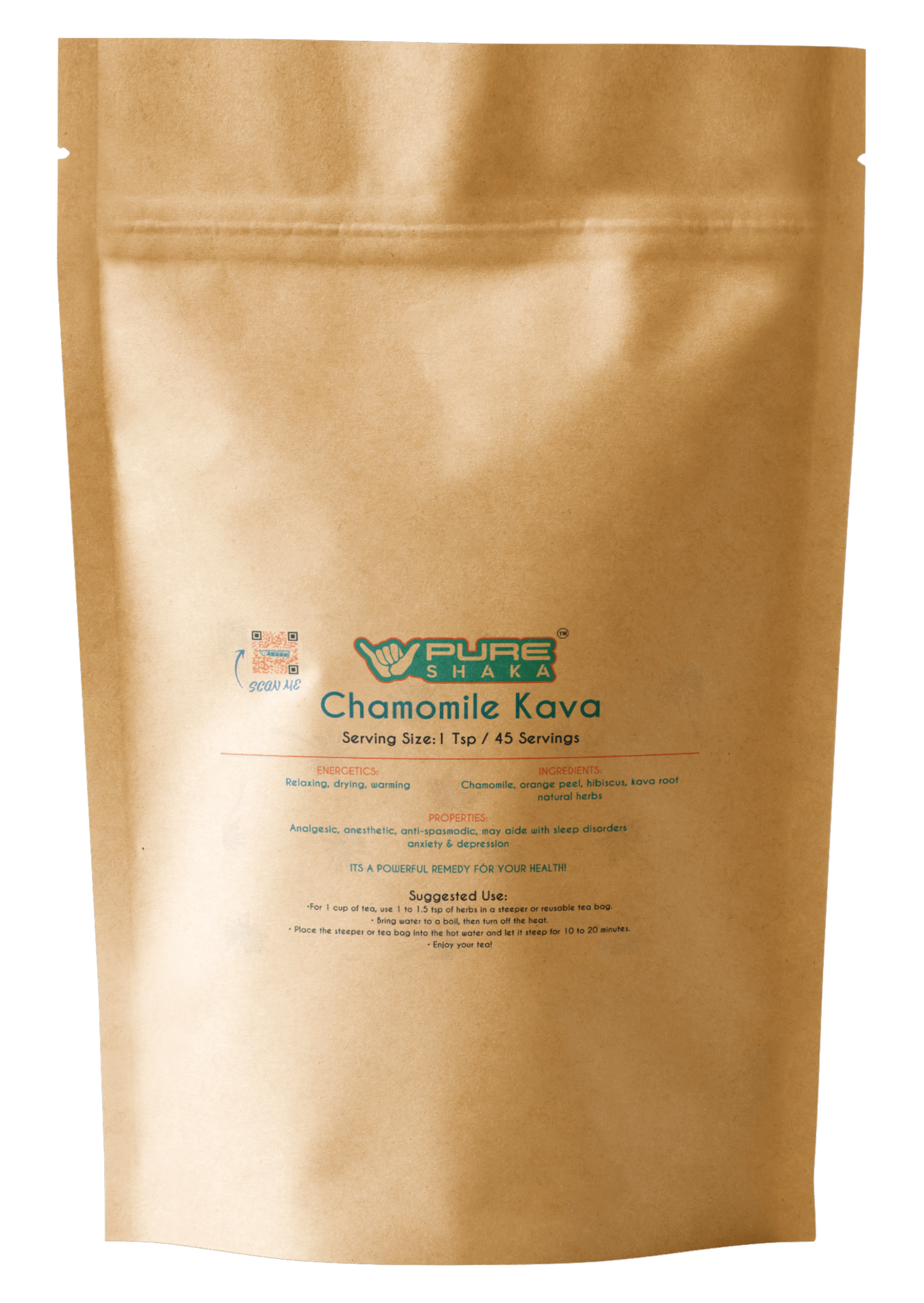Chamomile Kava Herbal Tea Small